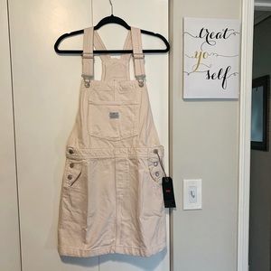 Pink denim Levi Overalls TAGS ON